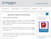 Tablet Screenshot of piskovacka.cz